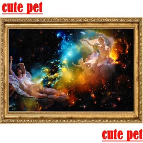 Mosaic European mural5D Diamond Painting full drill diamond painting Character Gift Embroidery Home Decor Diamond cross stitches