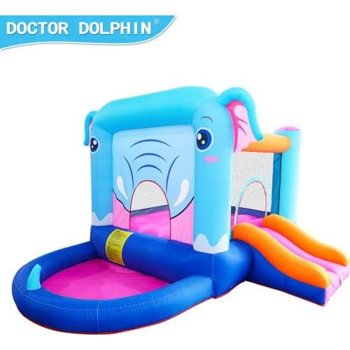 Animal Elephant Inflatable Jump Bouncer House with Slide Style Jumper Family Used Bouncy Castle for Kids Indoor Trampoline