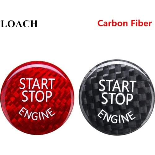 Carbon Fiber Engine Start Stop Button Cover for BMW 3 5 Series F10 F12 F25 F26 F15 F16 E60 E90 E91 E92 E93 X3 E83 X1 E84 X5 E70