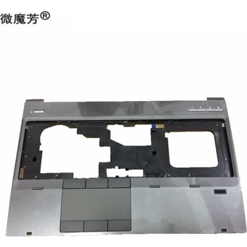 NEW laptop case For HP For EliteBook 8560w 15.6" Laptop Housing Palmrest upper case keyboard bezel with Touchpad black