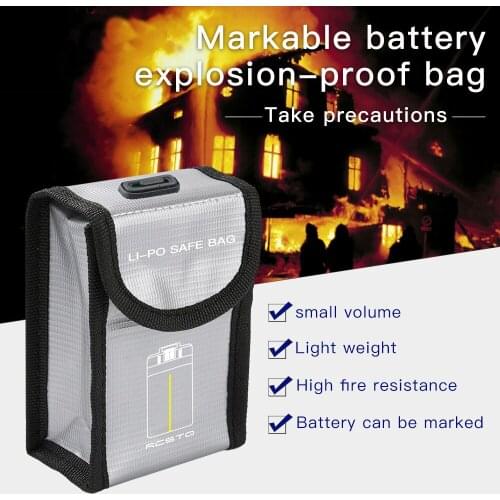 FIMI X8 Mini Battery Safe Bag Fireproof Drone Lipo Battery Storage Bag Pouch for FIMI X8 Mini Explosion Proof Accessories
