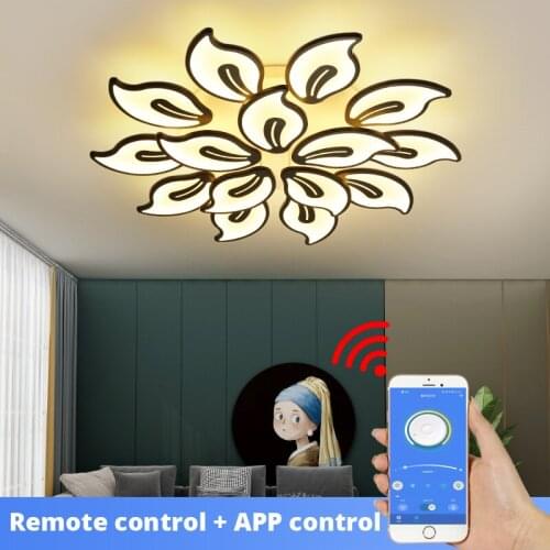 YLWXHN Remote Control Chandeliers