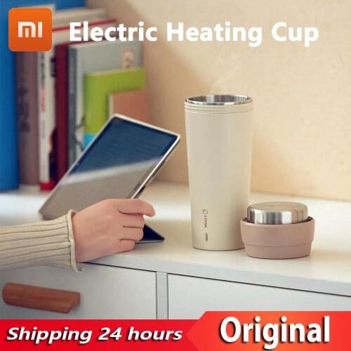Youpin 17PIN Heating Water Cup Portable Electric Hot Water Mug 400ml Quickly Boil Water For Travel Office Home Make Tea Kettle