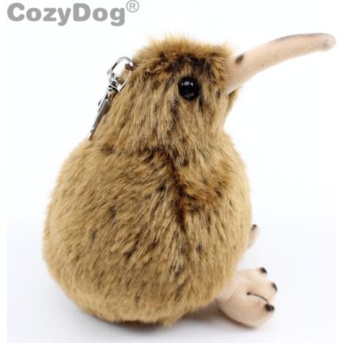 13 CM kawaii kiwi Bird Stuffed Animals Toys Keychain Pendant Cute Key Ring Plush Toys Doll For Women Kids Birthday Gift
