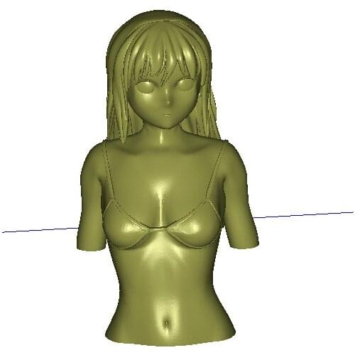 3D model 3D solid model sculpture for cnc machine in STL format beauty/beautiful nude girl