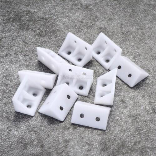 500PCS Thick Nylon Plastic Corner Brackets 90 Degree Cabinet Furniture Closet Angle Connecting Hardware Accessories GF179