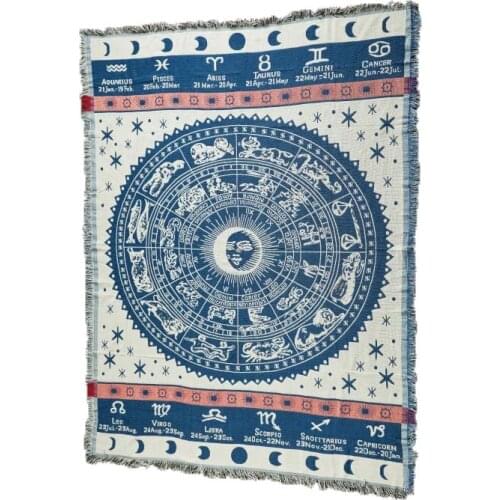 90*90cm Tarot Tablecloth Aspect Astrology Sofa Cover Carpet Otsuge Beautiful Pattern Game Tarot Board Game Accessorie