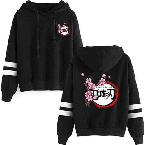 Anime Hoodie Demon Slayer Hoodied Long Sleeve Streetwear Harajuku Sweatshirt Men/Women Unisex Sport Hoody Tops