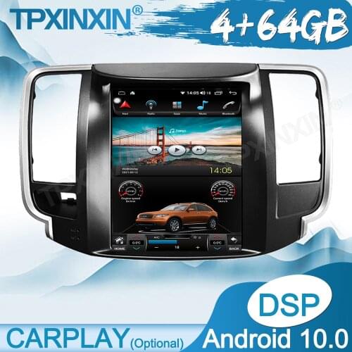 Wireless Carplay 4G+64G Android 10 For Nissan Duke 2008+ Car Multimedia Player Auto Radio Tape Recorder GPS Navigation DSP IPS