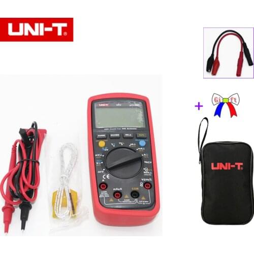 UNI-T UT139C True RMS 3 5/6 LCD Digital Multimeter Electrical Handheld Tester Multimetro LCR Meter Ammeter Multitester with bag