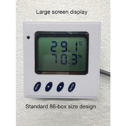 Ethernet IP network temperature and humidity transmitter TCP/UDP/SNMP protocol Built-in sht30 sensor