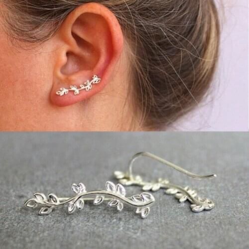 Personality Metal Multilayer Leaf Earrings for Women Jewelry Gifts
