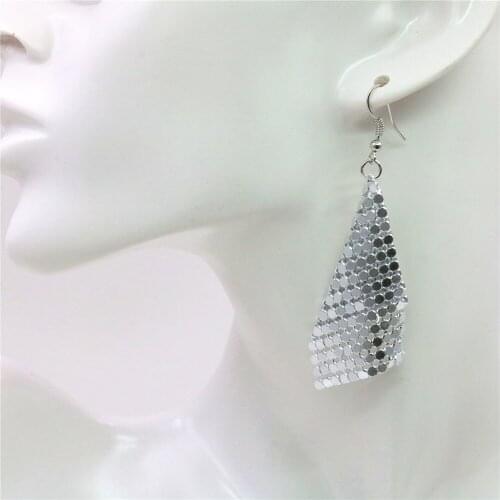 Fashion New Copper Silvers Europe America National Style Party Earrings about 60mm Long Tassels Jewelry Lady Festival Gift M361