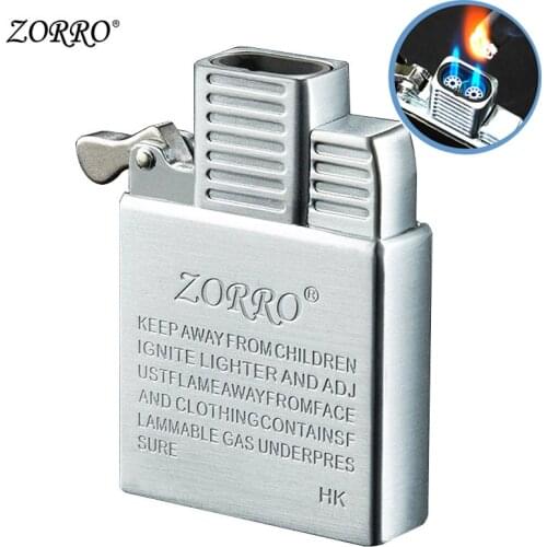 Original ZORRO Lighter Plug-in Part Brass/stainless Steel Inner Gas/petrol Replacement Parts, Inner Tank, Lighter Accessories