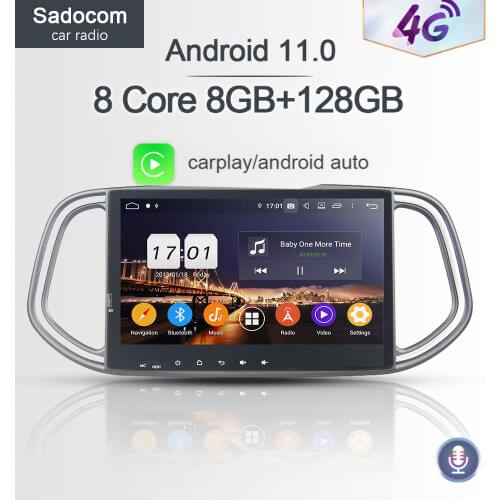 PX6 10.1" 2 din IPS TDA7851 Android 10.0 Car DVD Player 4GB+64G ROM 8 Core car radio Glonass autoradio For kia KX3 2014 - 2017