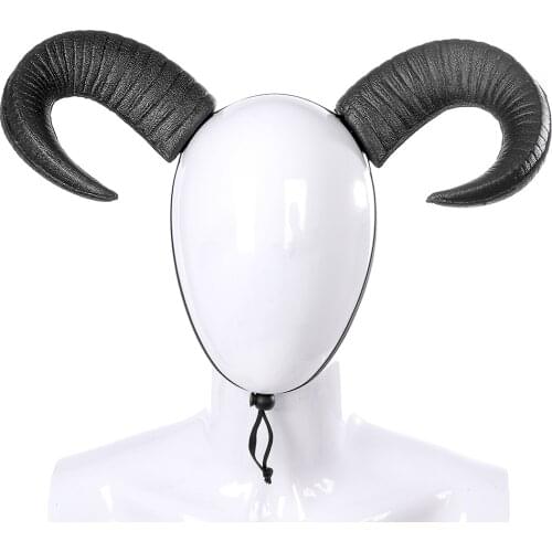 Adjustable Black Party Foam Ear Horn Headwear Christmas Costume Role Festival Carnival Halloween