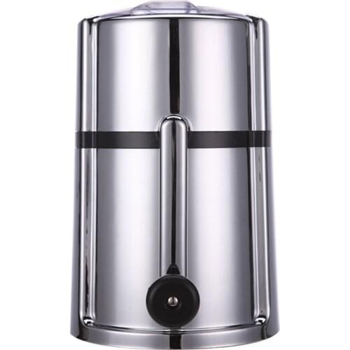 Manual Hand Cranked Ice Shaver With Stainless Steel Blades Ice Crusher for Home And Commerical Use Shaved Ice Machine