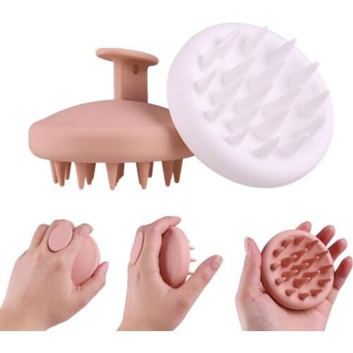 Silicone Shampoo Scalp Hair Massager Shampoo Wash Clean Care Comb Bath Brush Scalp Massager Hair Shower Brush Comb Care Tool