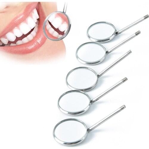 1Pc Stainless Steel Dental Mouth Mirror Dental Mouth Mirror Reflector Odontoscope Dentist Equipment