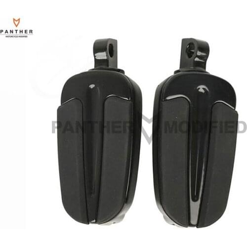 Chrome Universal 10mm Motorcycle Foot Pegs Footrests Moto Foot Rest case for Harley Heritage Softail with Male Mount-Style