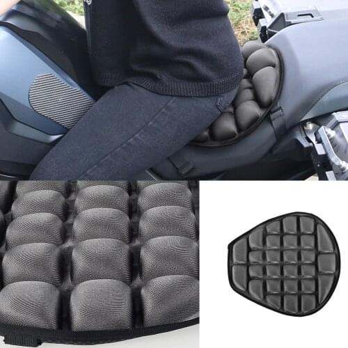 1pcs Portable Motorcycle Seat Covers Air Pad Seat Sunscreen Mats Electric Car Inflatable Decompression Office Air Cushion