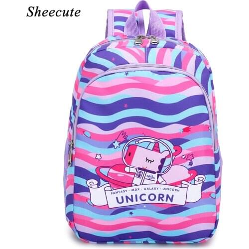 2021 New Cute Cartoon Backpack Kids School Bags 3-6 Years Old Boys and Girls Backpack Lightweight Bookbag Orthopedic Backpacks