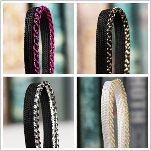 50Yards 3/8 Inch Glitter Silk Master Tape, Piping, Trousers, Home Textile Pillow, Sewing Cord Trim, Clothing Accessories