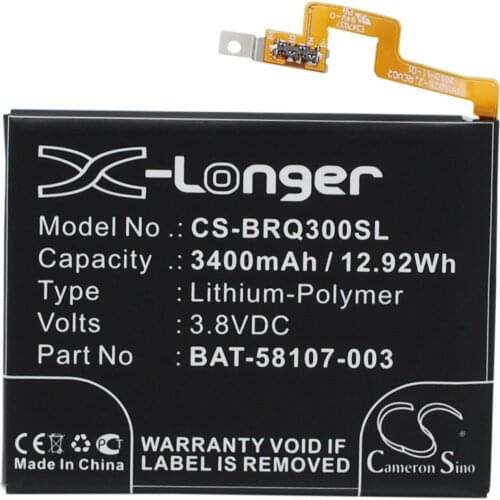 Cameron Sino 3400mAh Battery for Smartphone Blackberry Passport Passport 4G Q30 SQW100-1 SQW100-3 Windermere