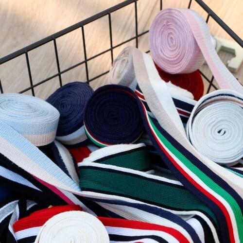 Sportswear Sidebar Accessories Per Meter Clothing Decoration Color Ribbon Accessories 2.5-3cm Wide Soft