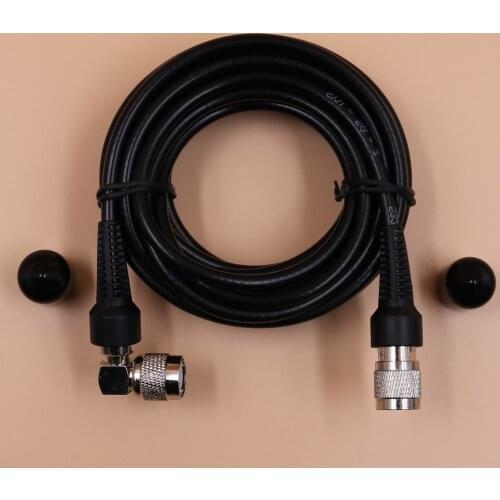BEITIAN GNSS Antenna 5 Meter RF Feeder Cable GPS antenna straight joint and bent sub TNC male-TNC male cable,C-5-TNC-TNC-W
