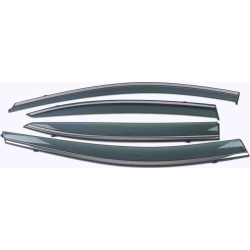 Car Styling 4 Pieces Rain Guards Side Window Visor Cover Trim For Honda City Grace Ballade 2008-2020