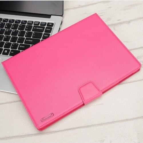 5pcs Hanman Sheepskin Leather Case for Samsung Galaxy Tab S7 Plus T970 T975 Business Holder stand Wallet Card Slot Case Cover