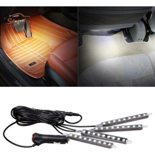 For Alfa Romeo Spider Brera 159 147 156 166 Giulietta 5 GT Mito 1 Car Interior Floor Foot Decoration LED Atmosphere Light Lamp