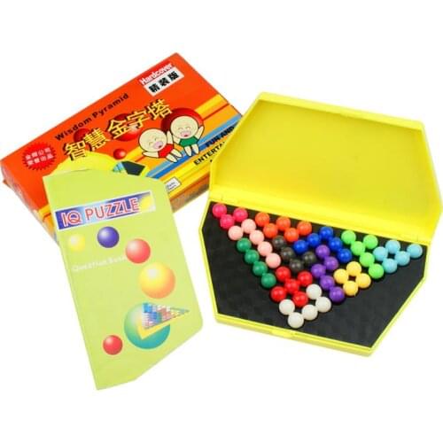 Classic IQ 2D 3D Puzzle Mind Logic Brain Teaser Puzzles Game for Children Adults