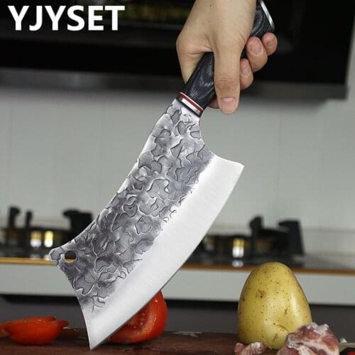 Forged Boning Knife Handmade Meat Cleaver Japanese High Carbon Steel Knife Chef Tang Sliced With Kitchen Knife Butcher Knife