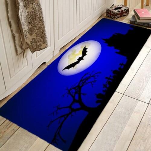 Halloween Pattern Rug Door Mat Hallway Carpets Area Rugs for Bedroom Living Room Carpet Kitchen Bathroom Anti-Slip Floor Mats