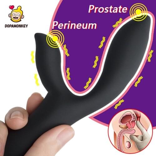 Prostate Massager Male Butt Plug Anus Vibrating G-Spot Stimulation Clitoral Stimulation Massage Masturbation Dildo Sex Vibrator