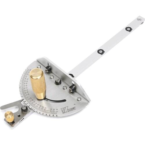 Upgraded Miter Gauge Brass Handle Table/Saw Router Miter Gauge Sawing Assembly Ruler