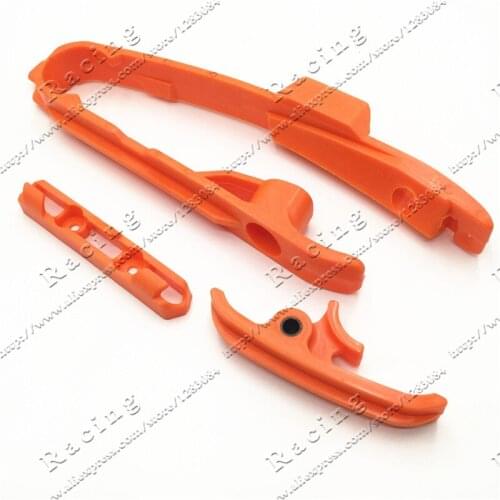 Chain Slider Swingarm Guide Brake Hose Clamp For KTM SX SXF 125 150 200 250 350 450 525 2011-2015 Orange