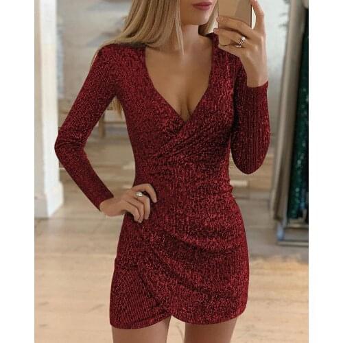 NOYASHA Womens Long Sleeve Dresses