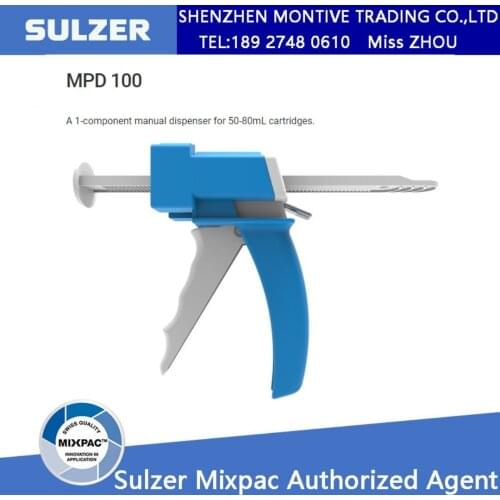 SULZER COX MPD 100 A 1-Component Manual Dispenser For 50-80mL Cartridges Save Pressure Industrial Gun Cartridge Sealant Durabl