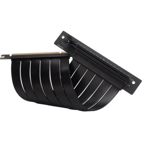 PCIe 3.0 x16 PCI Express Riser Extender, RTX 3060 Ti ETH Mining Flexible 90Degree GPU Extension Cable for Graphics Card Vertical