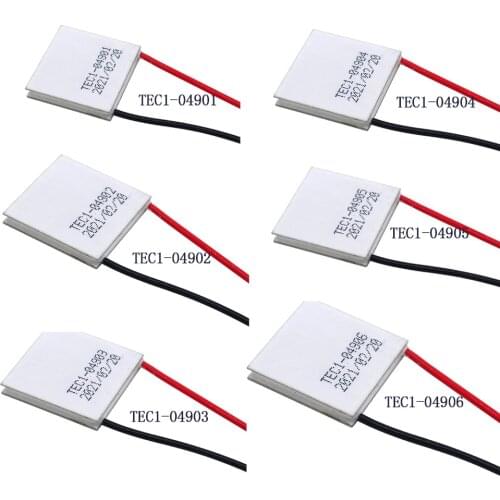 TEC1-04901 TEC1-04902 03 04 05 06 Semiconductor Refrigerator Thermoelectric Cooler Lithium Battery Portable 20*20mm Phone Cooler