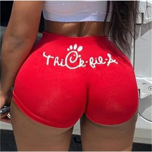 Multicolor Printed shorts 2020 Short Sexy Letter Print High Waist Sport Bikers Bodycon Shorts Casual Shorts Outwear Plus Size