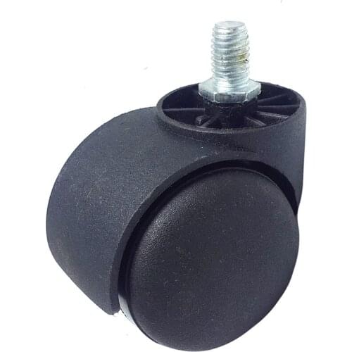 Quiet furniture wheel castor,universal Swivel casters,PP Nylon For Chair, Desk, pallet 5 wheels per lot,2 inch flat panel wheel