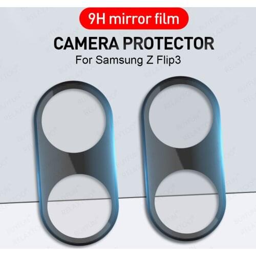 ZFlip3 2021 2PCS 3D Curved Camera Protector Tempered Glass For Samsung Galaxy Z Flip3 Flip 3 5G Kamera Lens Protection Film 9H