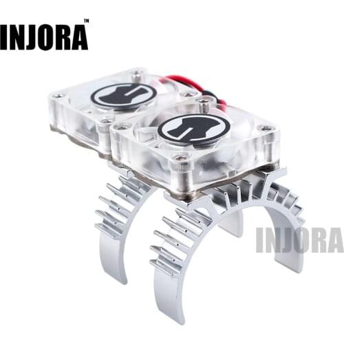 1PCS RC Car Motor Heat Sink Cooling Gear Fan for 1:10 RC Crawler Traxxas TRX4 Electric Parts