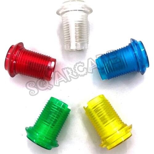 100pcs/lot 33mm Push Button Arcade transparent Button without microswitches without LED Arcade accessories replacement parts