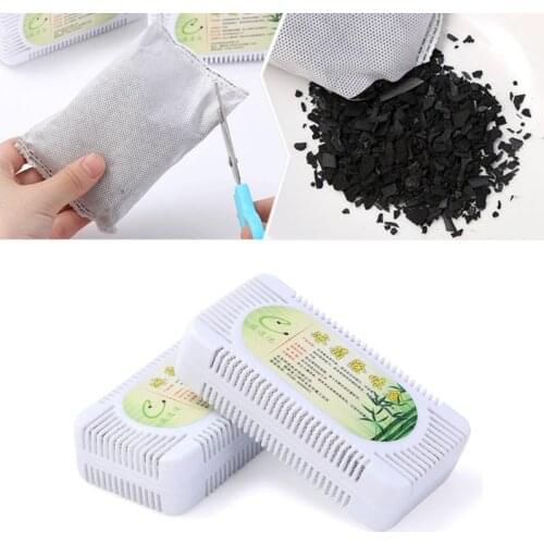 2 Box Refrigerator Air Purifier Bamboo Charcoal Activated Carbon Box Odour Absorber Closet Deodorant Freezer Deodorizer Smell
