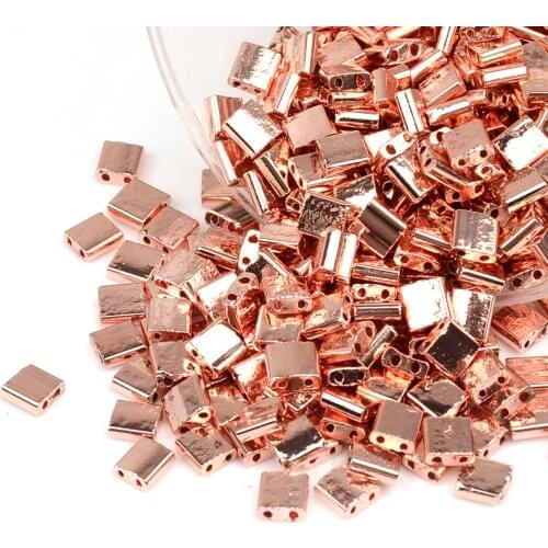 5x5x2mm Square Seedbeads Round Beads Silver Color & Gold Color Beadswrok Jewelry Making Desig Diy Accessories